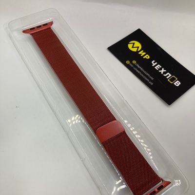 Ремінець 42мм/44мм  milaness loop red 76333 76333* Китай