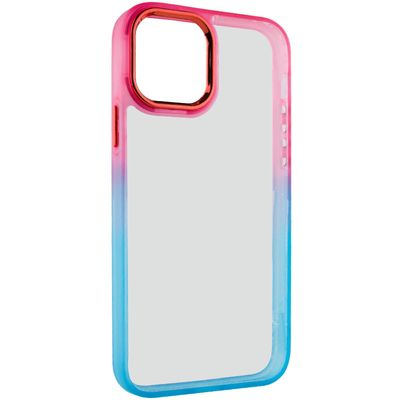 TPU+PC Fresh sIPhone series для Apple iPhone 14 Pro (6.1) (Бирюзовый / Розовый) 55599 55599* 55599 Чехол