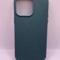 Шкіряний чохол Leather Case (AA Plus) with MagSafe для Apple iPhone 14 Pro Max (6.7) (Pine green) 57476 57476* 57476