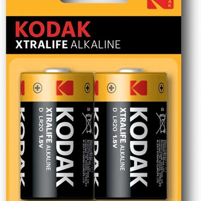 Батарейки KODAK XtraLife LR20 1x2 шт. блістер 58586