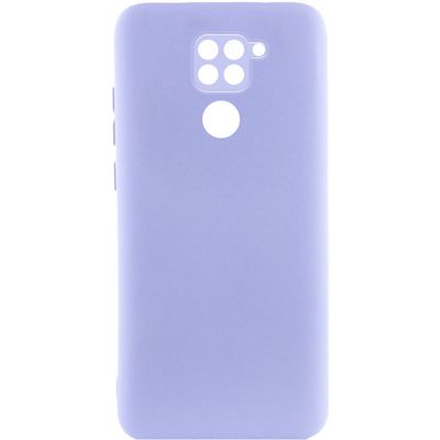 Чохол Silicone Cover Lakshmi Full Camera (A) для Xiaomi Redmi Note 9 / Redmi 10X (Бузковий / Dasheen) 57533 Чехол