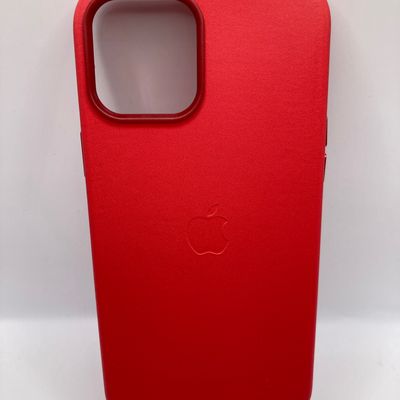 Кожаный чехол Leather Case (AA) with MagSafe для Apple iPhone 12 Pro Max (6.7) (Crimson) 55252 55252* 55252 Китай