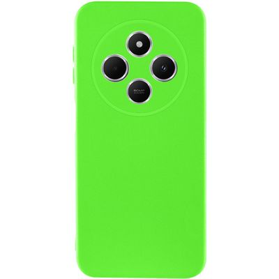Чохол TPU GETMAN Liquid Silk Full Camera для Xiaomi Redmi 14C (Салатовий / Neon Green) 74073 Чехол