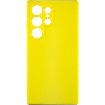 Чохол Silicone Cover Lakshmi Full Camera (AAA) для Samsung Galaxy S24 Ultra (Жовтий / Yellow) 69266 69266* Чехол