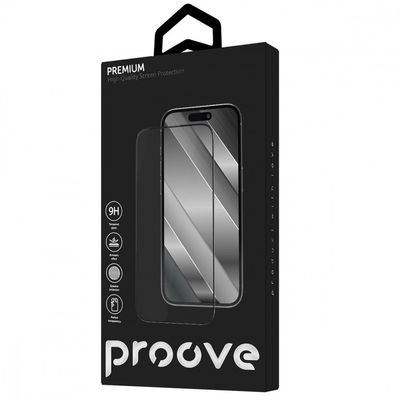 Захисне скло  Premium iPhone 12/12 Pro (black) PGPPMI12P001 Proove