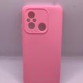 Чохол Silicone Cover Lakshmi Full Camera (A) для Xiaomi Redmi 12C (Рожевий / Pink) 63852 Чехол