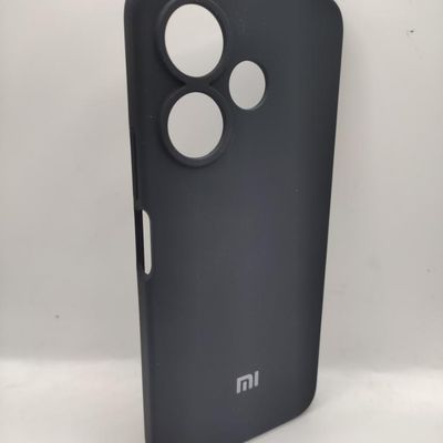 Чохол Silicone Cover Lakshmi Full Camera (AAA) with Logo для Xiaomi Redmi 13 4G / Poco M6 4G (Чорний / Black) 72880 Чехол