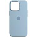 Чохол Silicone case (AAA) full with Magsafe для Apple iPhone 13 Pro Max (6.7) (Синій / Blue Fog) 51176 51176* 51176