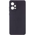 Силіконовий чохол Candy Full Camera для Xiaomi Redmi Note 12 Pro 5G (Чорний / Black) 65223 Чехол