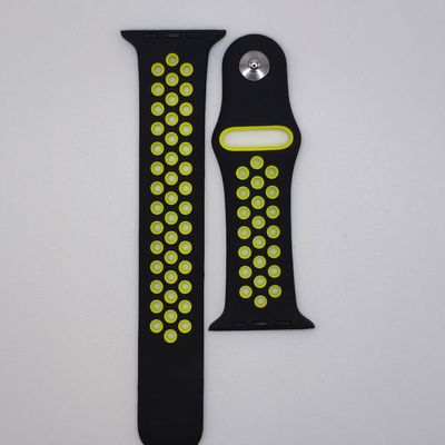 Ремінець Apple Watch Sport Nike+ 42/44/45/49 mm (black/yellow) 10386 10386* Китай