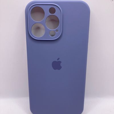 Чохол Silicone Case Full Camera Protective (AA) для Apple iPhone 15 Pro Max (6.7) (Сірий / Lavender Gray) 66393 66393* Чехол