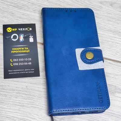 Шкіряний чохол книжка GETMAN Gallant (PU) для Samsung Galaxy A53 5G (Синій) 54590 54590 Чехол