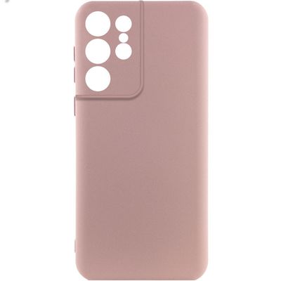Чохол Silicone Cover Lakshmi Full Camera (A) для Samsung Galaxy S23 Ultra (Рожевий / Pink Sand) 59080 Чехол