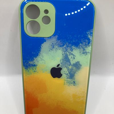 Чохол Bright Colors Case (TPU) iPhone 12 (blue/yellow) 31566 31566* 31566