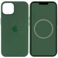 Чохол Silicone case (AAA) full with Magsafe and Animation для Apple iPhone 14 Pro (6.1) (Зелений / Olive) 72056 72056 72056