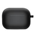 Силіконовий футляр з мікрофіброю для навушників Airpods Pro 2 / Pro (Чорний / Black) 00057648 Чохли на навушники