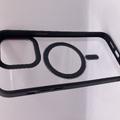 Mutural Cushion series Case with MagSafe for iPhone 15 Pro, Black