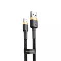 Кабель  Cafule Lightning 2.4A (1m) (gold/black) 18029 Baseus