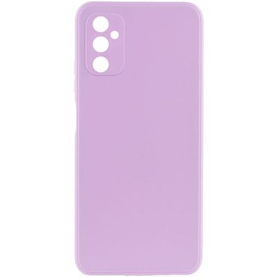 Силіконовий чохол Candy Full Camera для Samsung Galaxy A24 4G (Бузковий / Dasheen) 64751 Чехол