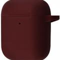 Чохол Silicone Shock-proof case for Airpods 1/2 (bordo) 33439 33439* Китай