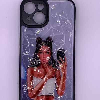TPU+PC чехол Prisma Ladies для Apple iPhone 14 (6.1) (Black in White) 61394 61394* 61394 Чехол