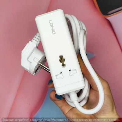 Мережевий фільтр LDNIO SC1418 2500W 2 Type-C + 2 USB 65W 38410 38410 Китай