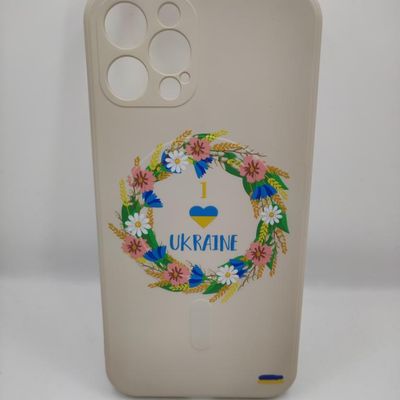 Чохол WAVE Ukraine Edition Case with MagSafe iPhone 12 Pro (I love ukraine) 36776 36776* 36776 Чехол