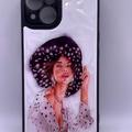 TPU+PC чехол Prisma Ladies для Apple iPhone 14 (6.1) (Girl in a hat) 61394 61394* 61394 Чехол