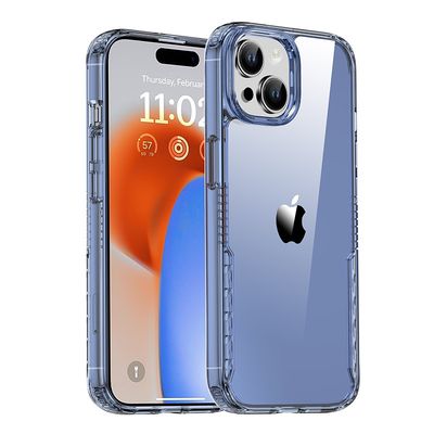 Чохол TPU+PC Multi-Color для Apple iPhone 15 (6.1) (Blue) 66181 66181*