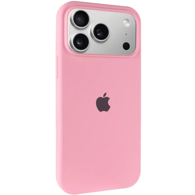 Чохол Silicone Case Full Protective (AA) для Apple iPhone 17 Pro (6.3) (Рожевий / Light pink) 00081610 00081610* Чехол