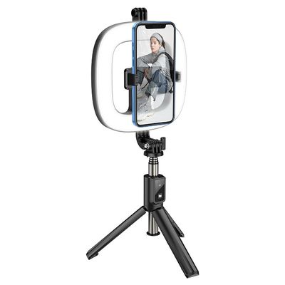 Монопод  LV03 Plus Showfull Fill Light Live (black) 34354 Hoco