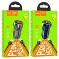 АЗП Z46A Blue whale PD20W + QC3.0 (1USB-A/1C) (Metal gray) 62818 Hoco