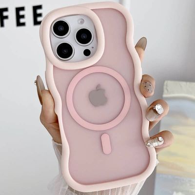 Чохол TPU+PC Undine with MagSafe для Apple iPhone 13 Pro Max (6.7) (Pink) 00078136 00078136* квітень 2025