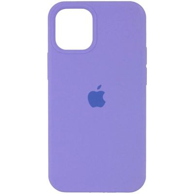 Чохол Silicone Case Full Protective (AA) для Apple iPhone 12 Pro Max (6.7) (Бузковий / Dasheen) 00038663 00038663* Чехол