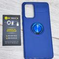 TPU чехол Deen ColorRing под магнитный держатель (opp) для Samsung Galaxy A72 4G / A72 5G (Синий / Синий) 42289 Китай