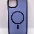 TPU+PC чохол Metal Buttons with MagSafe Colorful для Apple iPhone 15 Plus (6.7) (Синій) 65602 Чехол