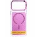 Чохол TPU+PC Jewel Sparkle with MagSafe для Apple iPhone 17 Pro Max (6.9) (Pink Ruby) Pink Ruby 00084800