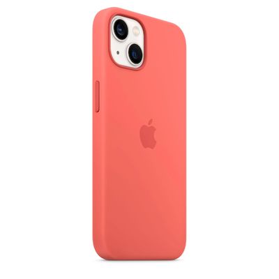 Silicone Case with Animation & MagSafe iPhone 13 Pro (1:1 original), Pink Pomelo Чехол