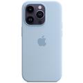 Чохол Silicone case (AAA) full with Magsafe для Apple iPhone 14 Pro Max (6.7) (Блакитний / Sky) 57032 57032* 57032