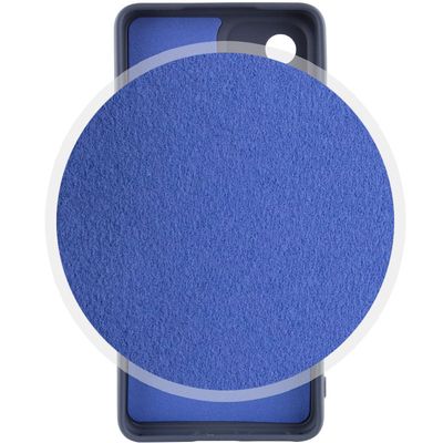 Чохол Silicone Cover Lakshmi Full Camera (A) для Samsung Galaxy S22 (Синій / Navy Blue) 55433 Чехол