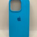 Silicone Case Full Protective (AA) для Apple iPhone 14 Pro (6.1) (Голубой / Blue) 55730 55730 55730 55730 Чехол