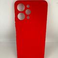 Чохол Silicone Cover Lakshmi Full Camera (A) для Xiaomi Redmi 12 (Червоний / Red) 64971 Чехол