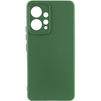 Чохол Silicone Cover Lakshmi Full Camera (A) для Xiaomi Redmi Note 12 4G (Зелений / Dark green) 63860 Чехол