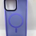 TPU+PC чохол Metal Buttons with MagSafe Colorful для Apple iPhone 13 Pro Max (6.7) (Бузковий) 64998 64998 Чехол