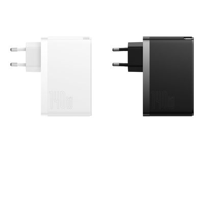 МЗП  GaN5 Pro 140W (2 x Type-C + USB) + Кабель Type-C + Type-C) (black) 38806 Baseus