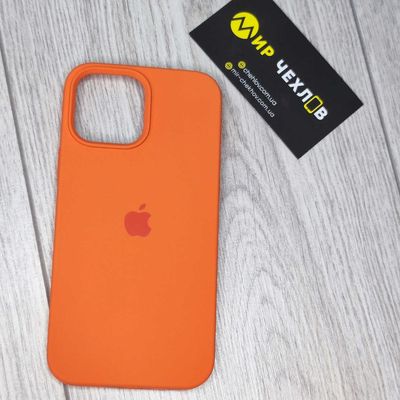 Чохол IPhone 13 Pro Max Sillicone cover Full orange 75652 Китай