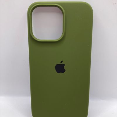 Чохол Silicone Case Full Protective (AA) для Apple iPhone 14 Pro Max (6.7) (Зелений / Dark Olive) 00055731 00055731* Чехол