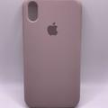 Silicone Case Full Protective (AA) для Apple iPhone XR (6.1) (Серый / Lavender) 34365 Чехол