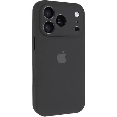 Чохол Silicone Case Full Camera Protective (AA) для Apple iPhone 17 Pro (6.3) (Сірий / Dark Gray) 00082643 Чехол
