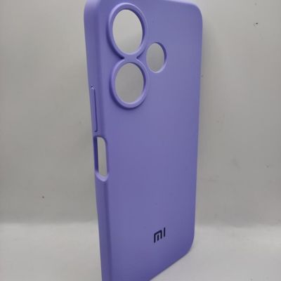 Чохол Silicone Cover Lakshmi Full Camera (AAA) with Logo для Xiaomi Redmi 13 4G / Poco M6 4G (Бузковий / Dasheen) 72880 Чехол